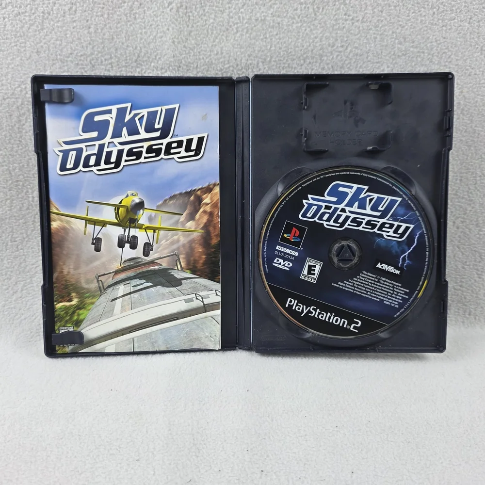 Sky Odyssey Sony PS2 PlayStation 2 Video Game Complete With Manual